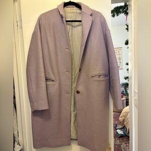 Everlane Lavender Women’s Wool Coat